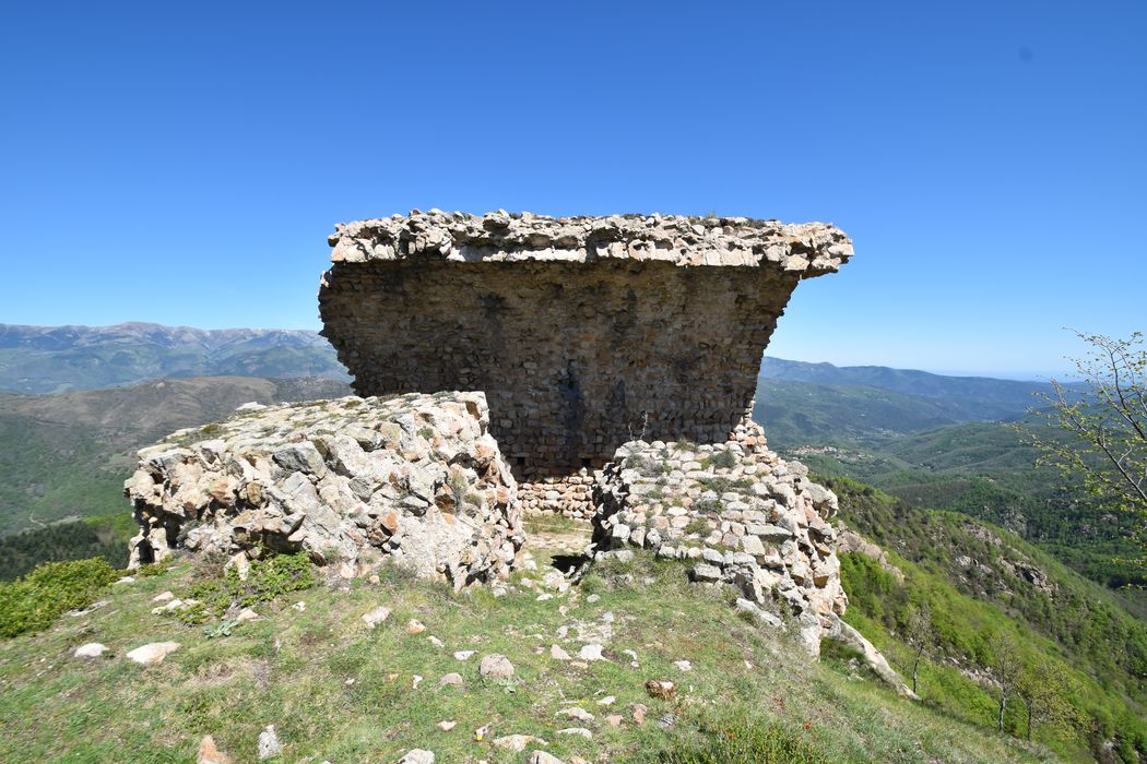 tour sud (El Castell), vue partielle des vestiges