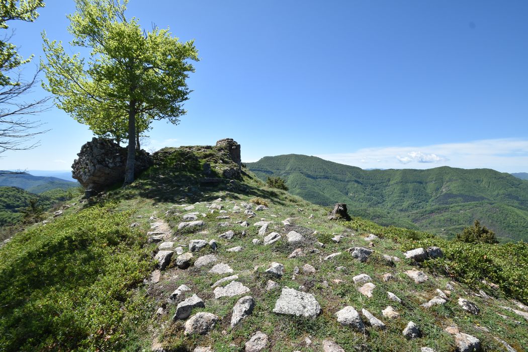 tour sud (El Castell), vue partielle des vestiges