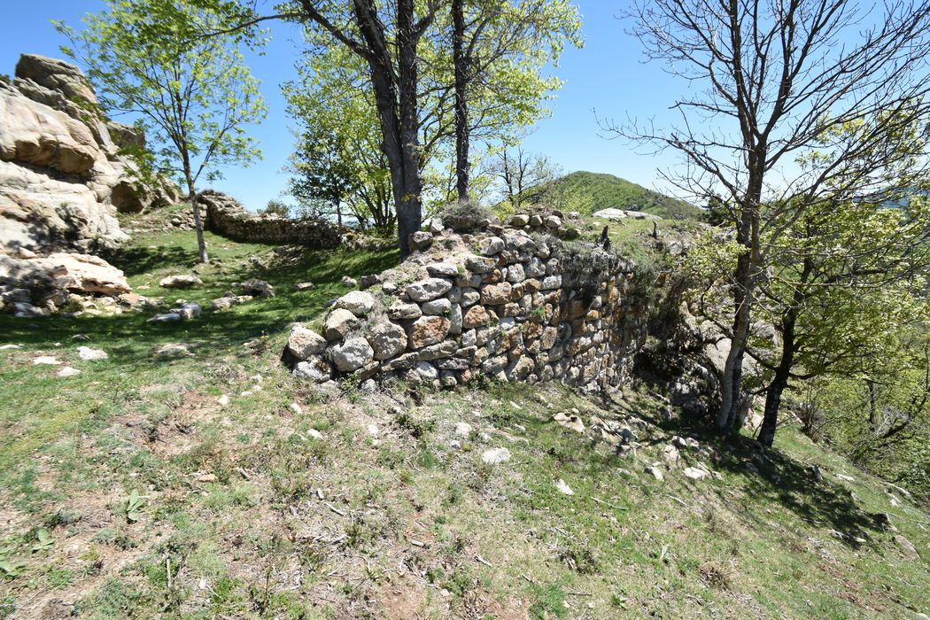 enceinte sud, face externe, de la tour sud (El Castell)