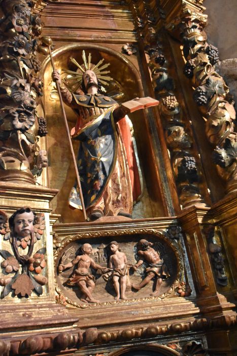 statue du retable du maître-autel : Saint Jacques de Compostelle