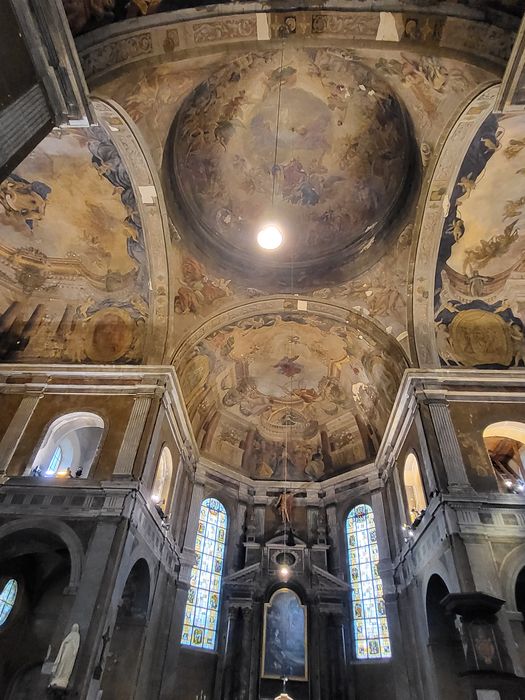 croisée du transept, peintures monumentales