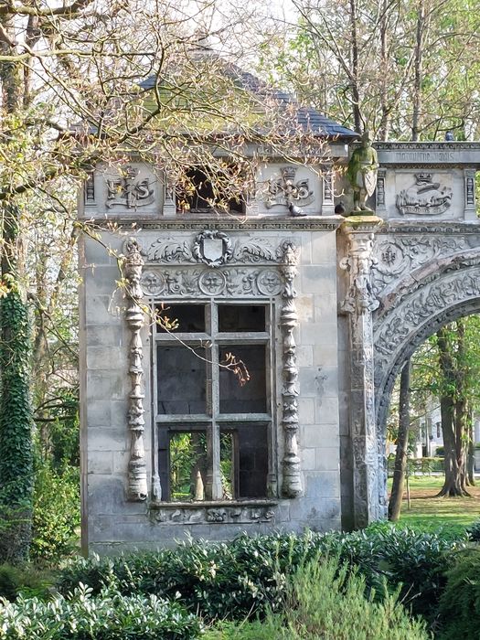 vue partielle des vestiges depuis le Sud