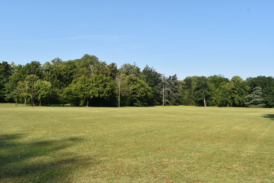 parc ouest, vue partielle en direction du Sud-Ouest