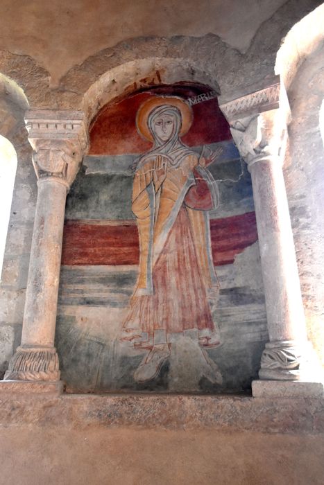 peintures monumentales, vue partielle : Sainte femme au tombeau