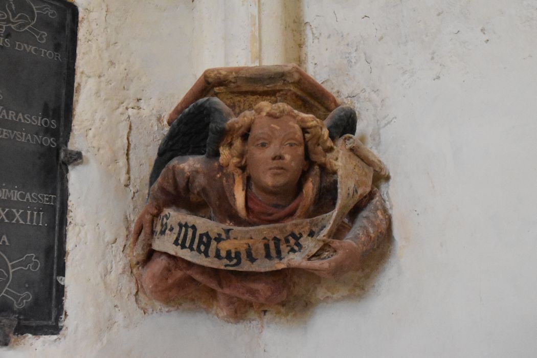 chapelle latérale nord, détail d’un cul de lampe