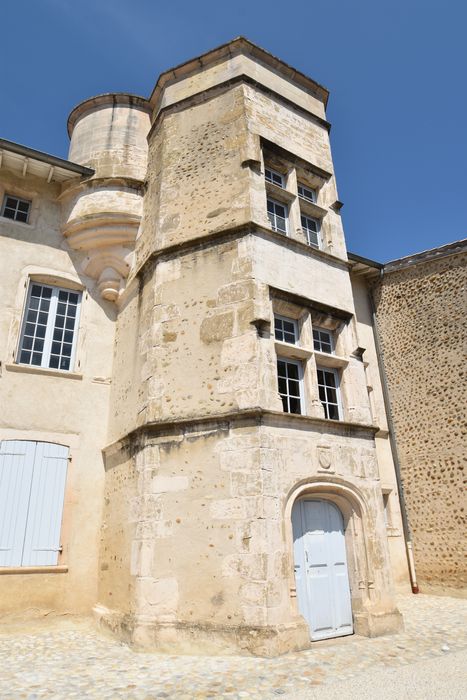 façade est, tourelle d’escalier