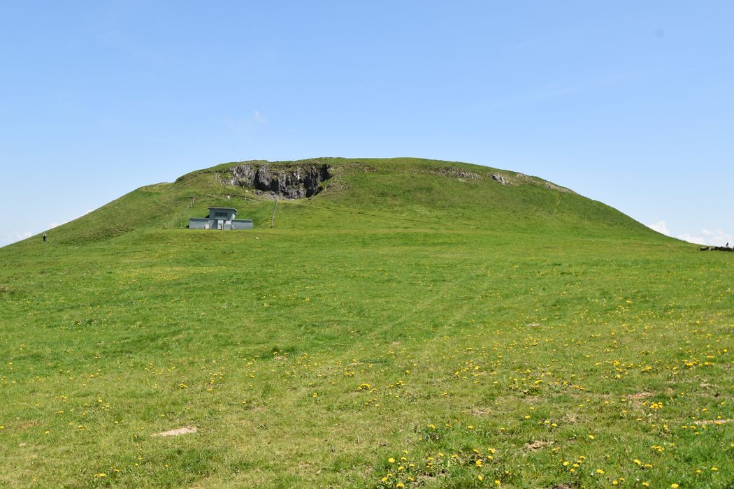 vue générale du site depuis l’Ouest