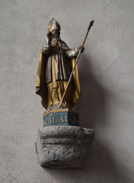 statue (statuette) : Saint Blaise