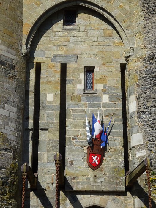 Châtelet d’entrée, élévation est, vue partielle