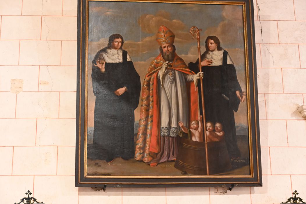 tableau : Saint Nicolas, saint Côme et saint Damien - © Ministère de la Culture (France), Médiathèque du patrimoine et de la photographie, diffusion GrandPalaisRmn Photo