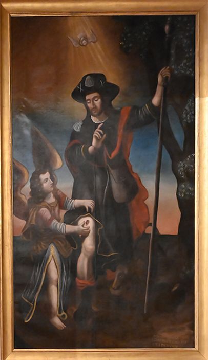 Tableau : Saint Roch soigné par l'ange