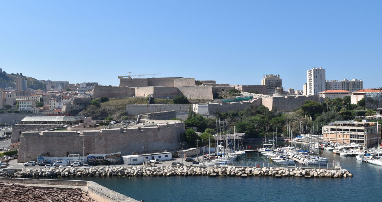 vue générale du fort depuis le fort saint-Jean au Nord