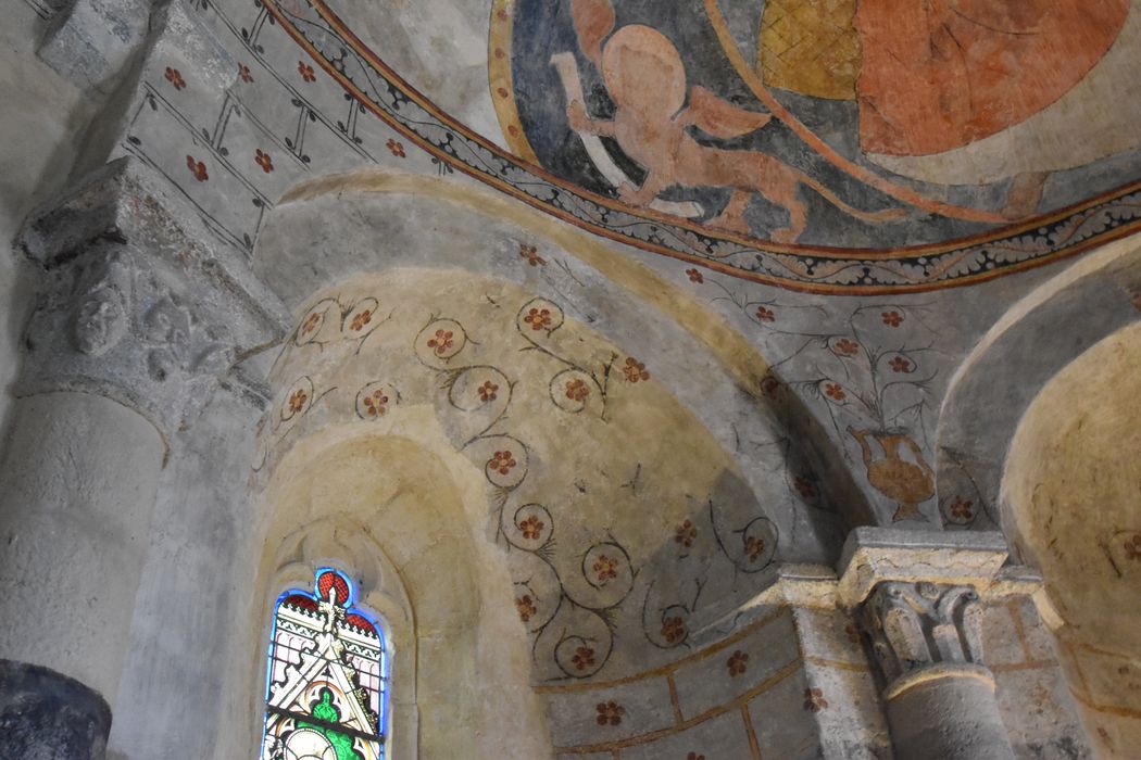 peinture monumentale de l’abside du choeur, détail