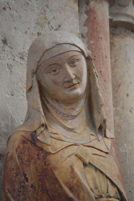 groupe sculpté : Sainte Anne et la Vierge, détail - © Ministère de la Culture (France), Médiathèque du patrimoine et de la photographie, diffusion GrandPalaisRmn Photo