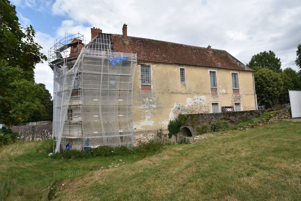 aile latérale ouest, façade ouest