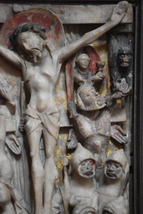 haut-relief : Crucifixion (la), détail