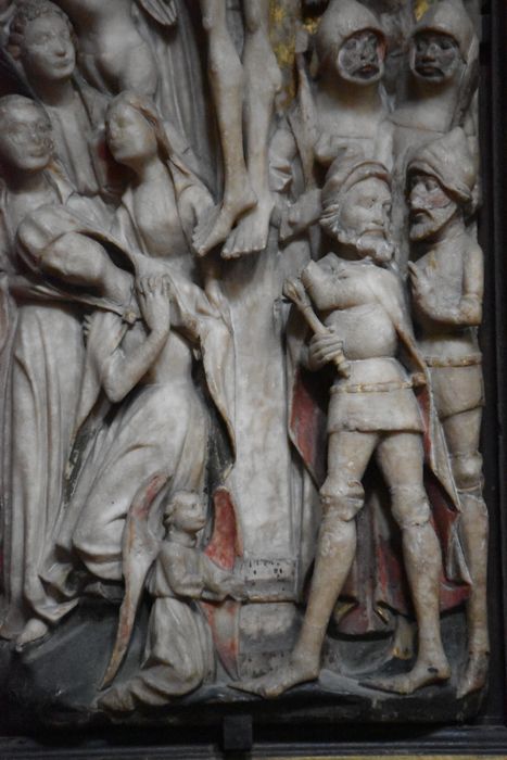 haut-relief : Crucifixion (la), détail