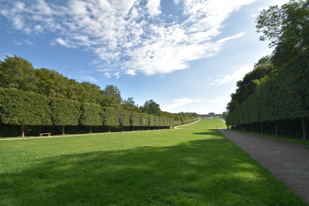 parc, grande perspective ouest en direction de l 'Est