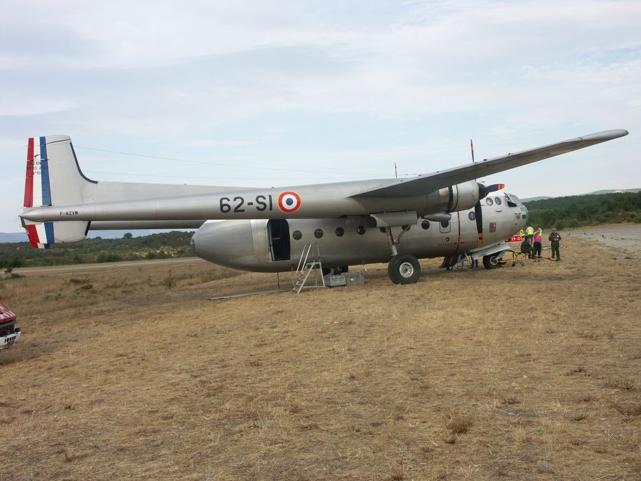avion de transport militaire Nord 2501 « Noratlas » N°105, immatriculé F-AZVM