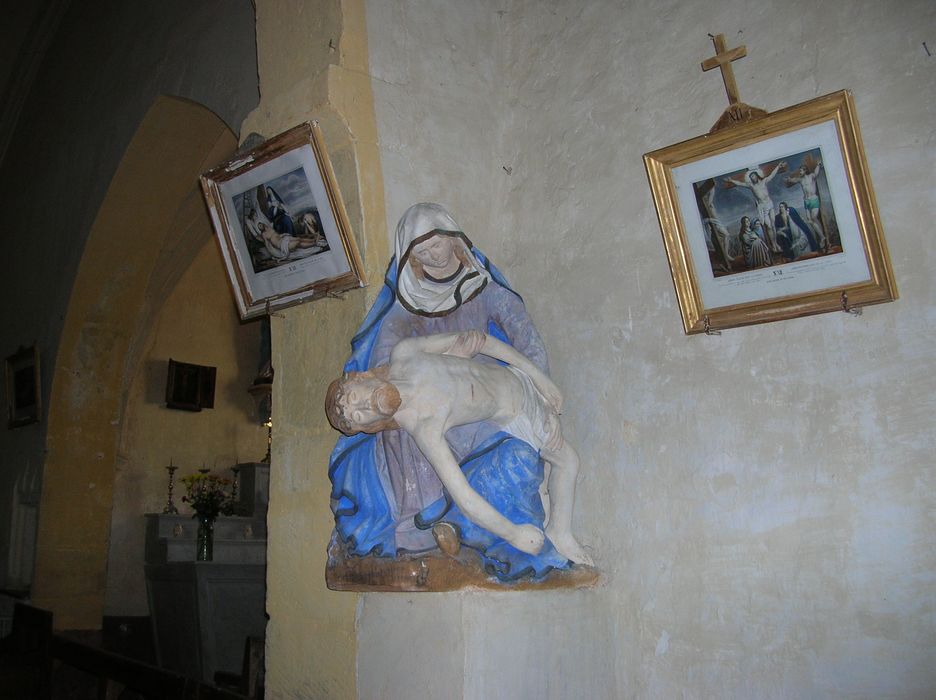 groupe sculpté : Vierge de  Pitié