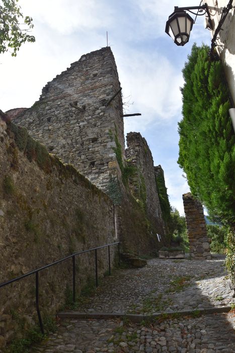 vue partielle des ruines depuis l’Est