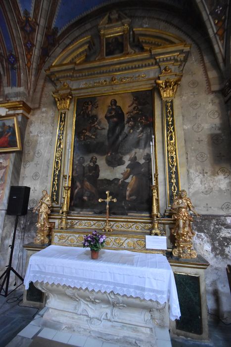 Autel, retable, tableau (autel de l'Immaculée Conception ou de la famille Fenoglio)