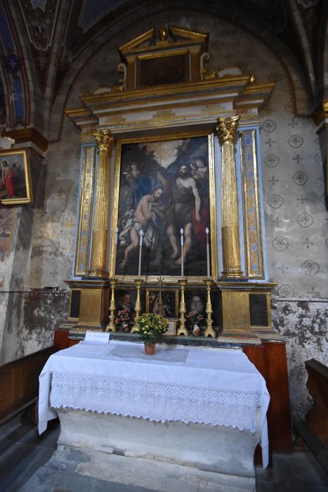 Retable des Pastorelli : le Baptême du Christ