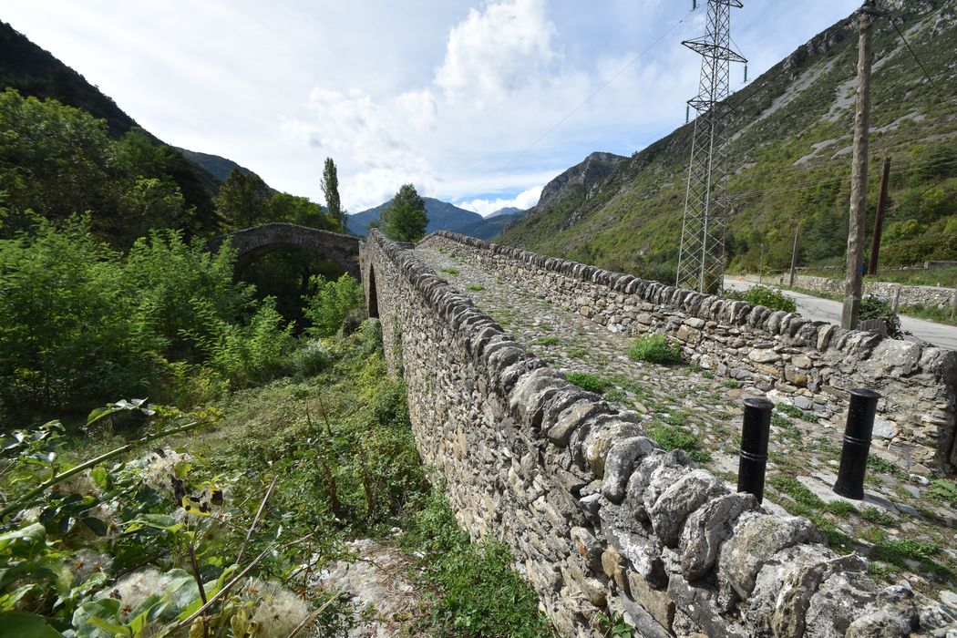 vue générale du pont dans son environnement depuis l’Est