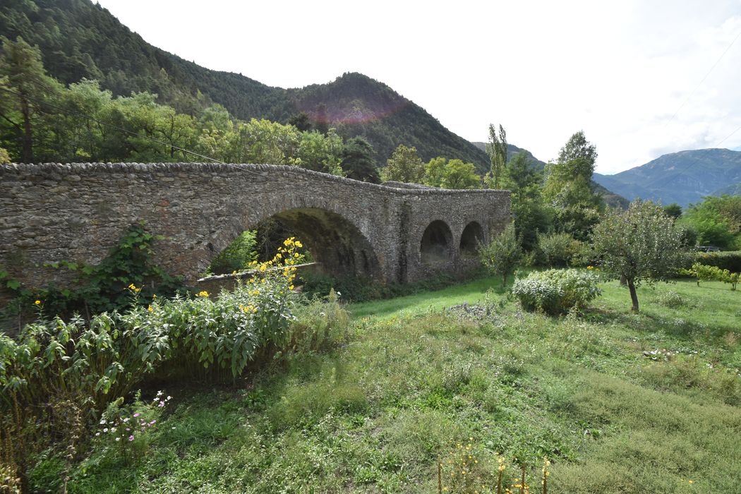 vue générale du pont dans son environnement depuis le Nord