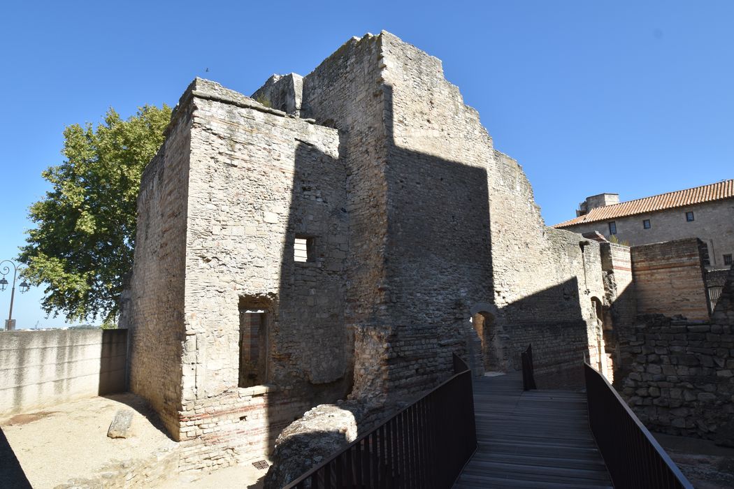 vue générale des vestiges depuis le Sud-Ouest