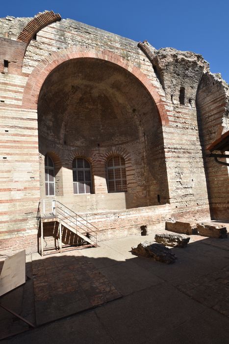 vue partielle des vestiges (caldarium)