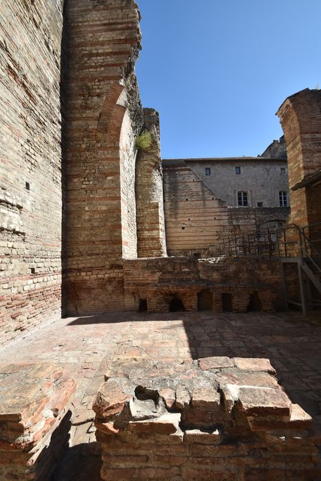 vue partielle des vestiges (caldarium)