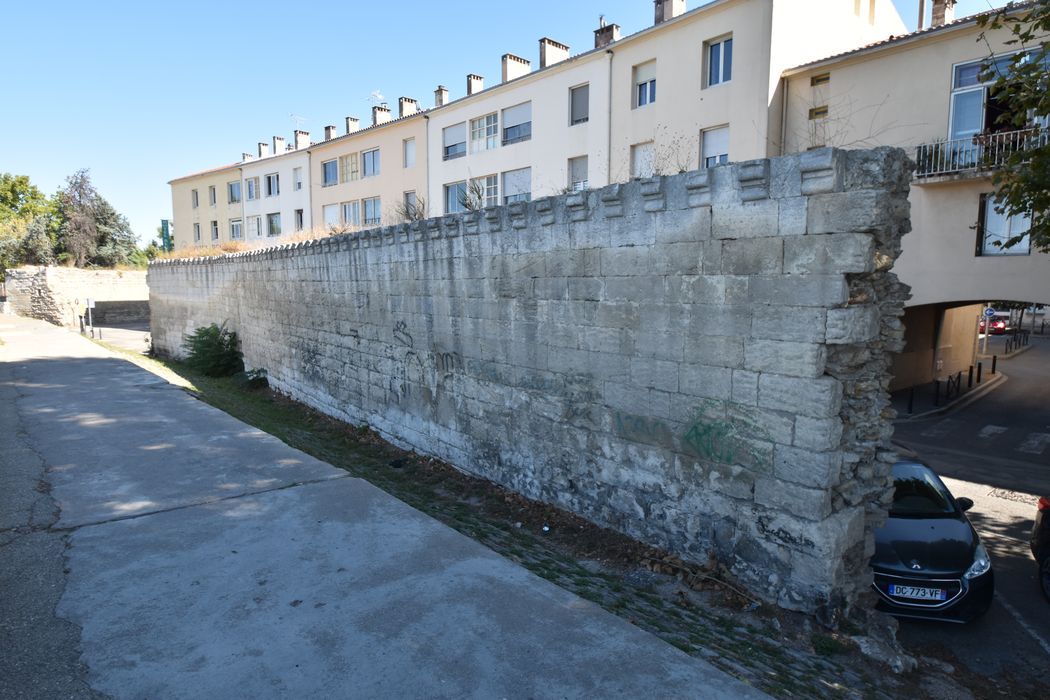 tronçon situé entre le Rhône et la rue Marius Jouveau, élévation nord-ouest