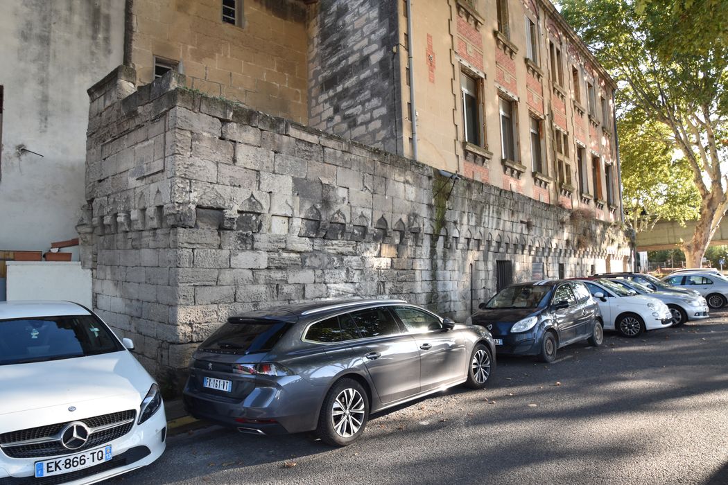 tronçon situé le long du quai de la Roquette, élévation nord-ouest