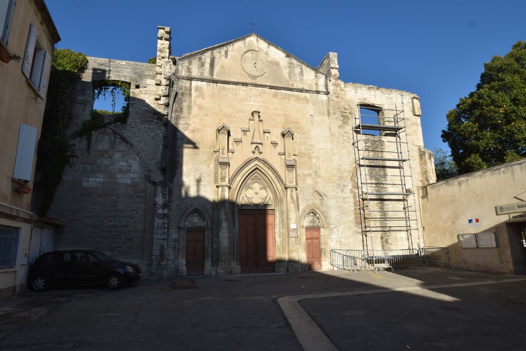 façade sud-ouest de l’ancienne église conventuelle