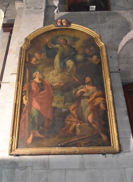 tableau : Christ apparaissant à deux saints (le)