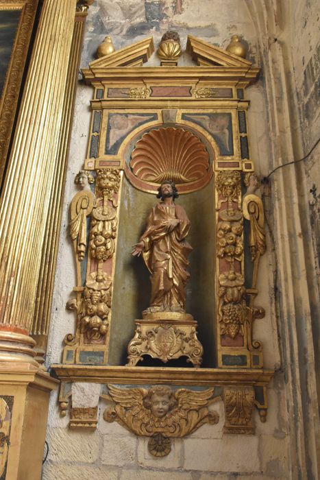 statue, niche : Saint Pierre