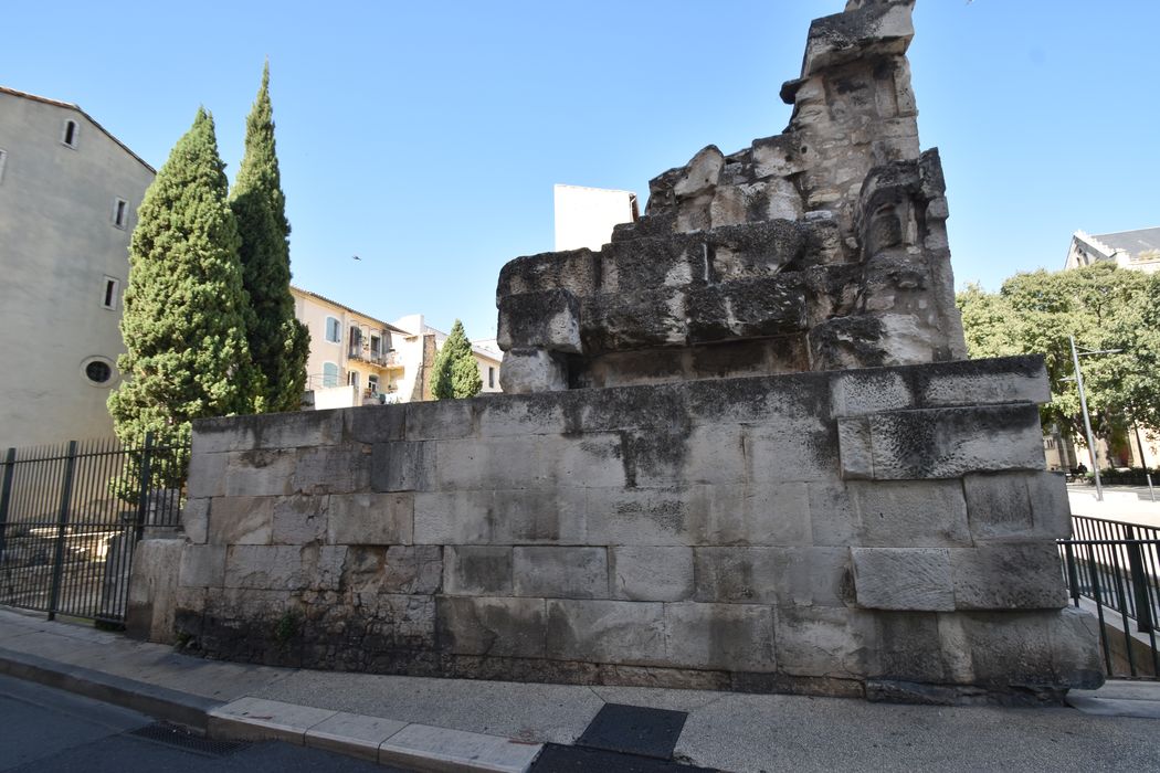 vue partielle des vestiges sur la rue Nationale