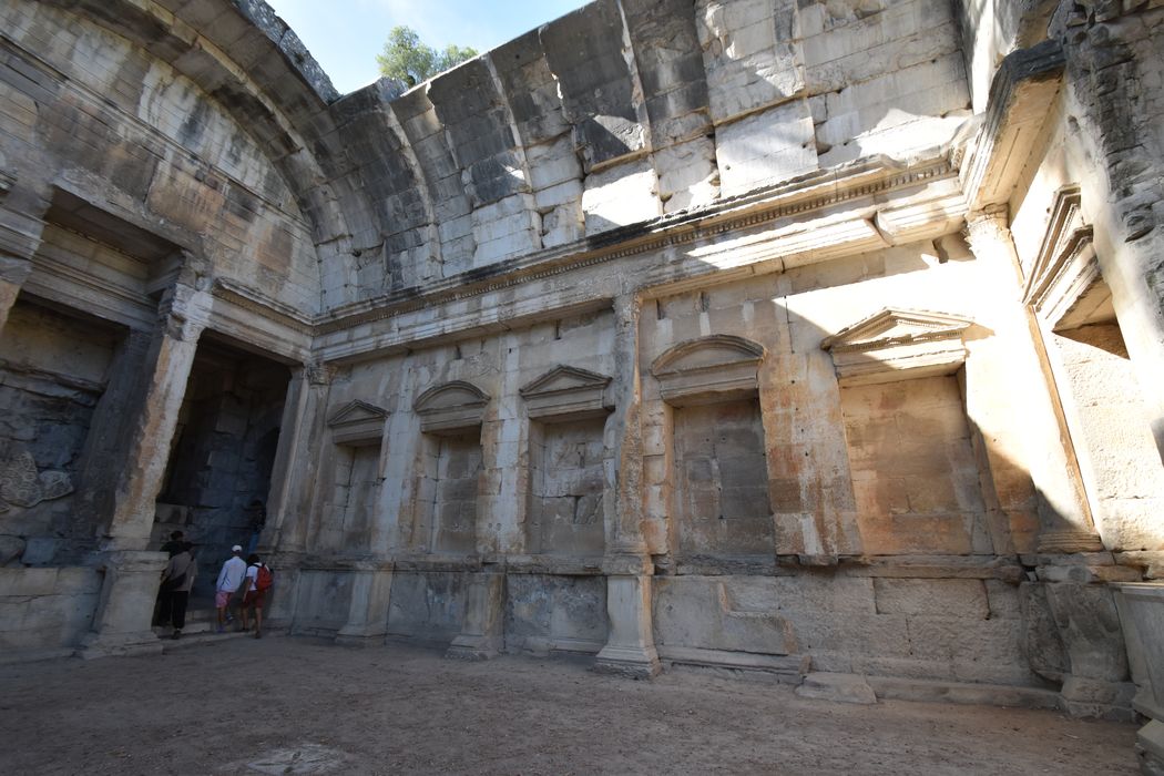 vue partielle des vestiges du temple de Diane