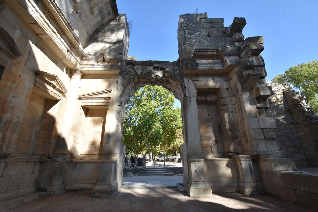 vue partielle des vestiges du temple de Diane