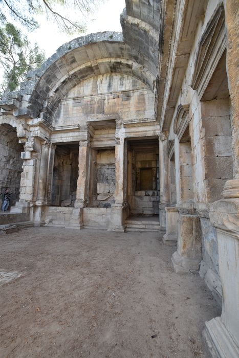 vue partielle des vestiges du temple de Diane