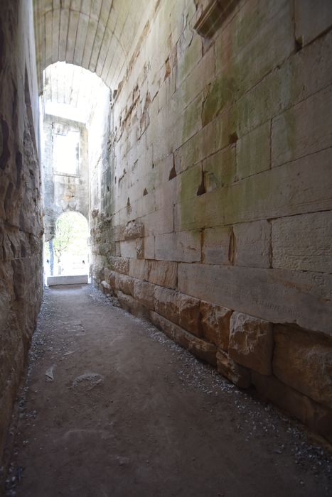 vue partielle des vestiges du temple de Diane