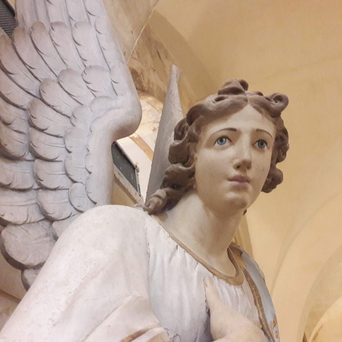 Deux statues : Anges