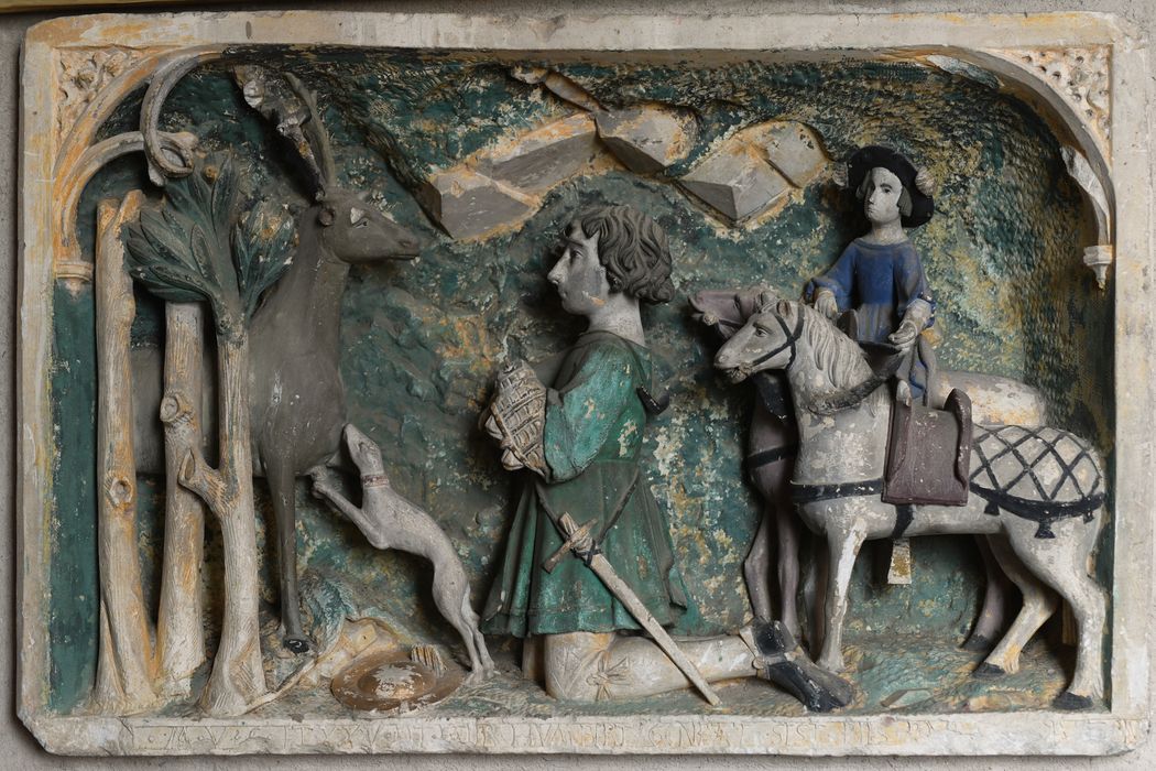 bas-relief : Chasse de saint Hubert (la) - © Ministère de la Culture (France), Médiathèque du patrimoine et de la photographie, diffusion GrandPalaisRmn Photo