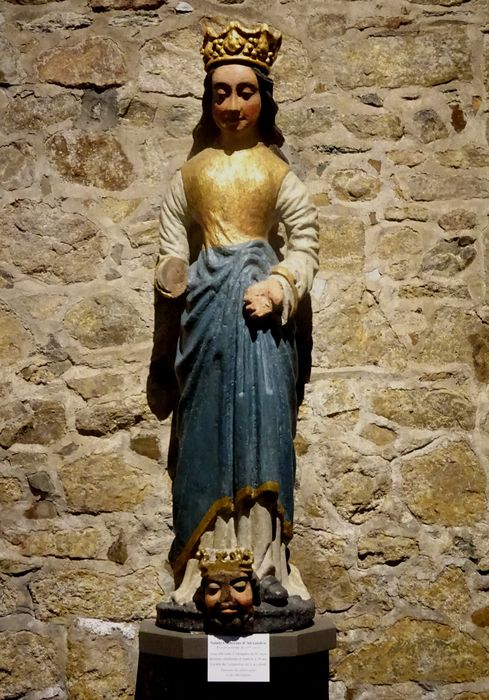 statue : Sainte Catherine