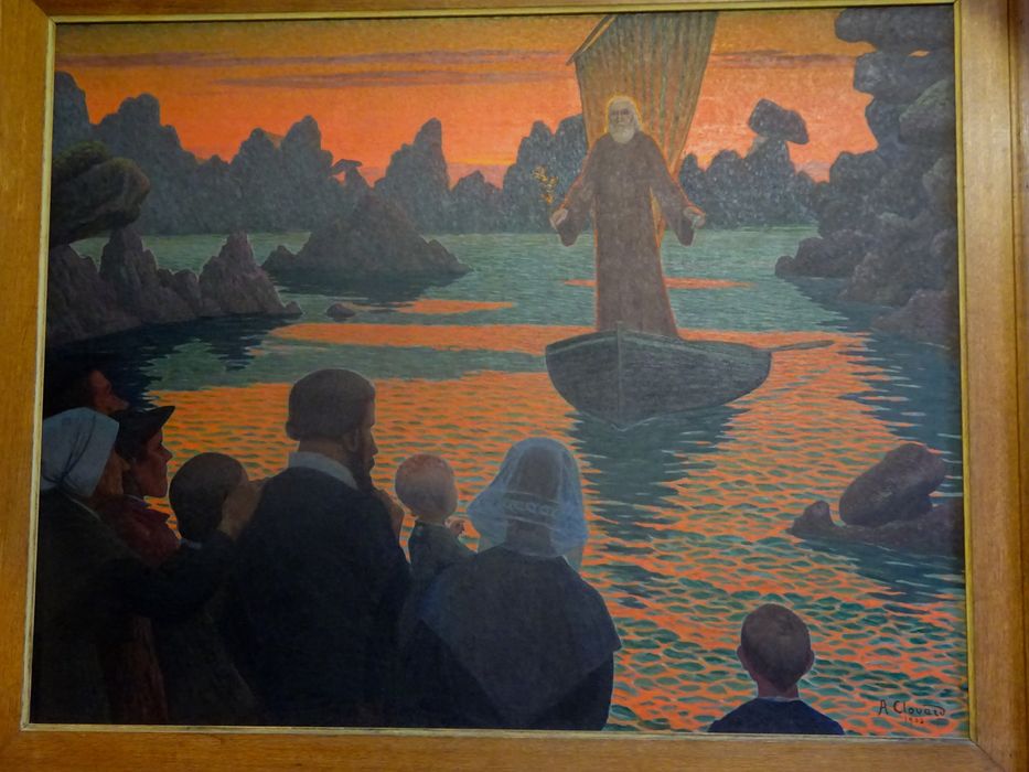 tableau : Comment saint Guirec vint en Bretagne - © Ministère de la Culture (France), Médiathèque du patrimoine et de la photographie, diffusion GrandPalaisRmn Photo