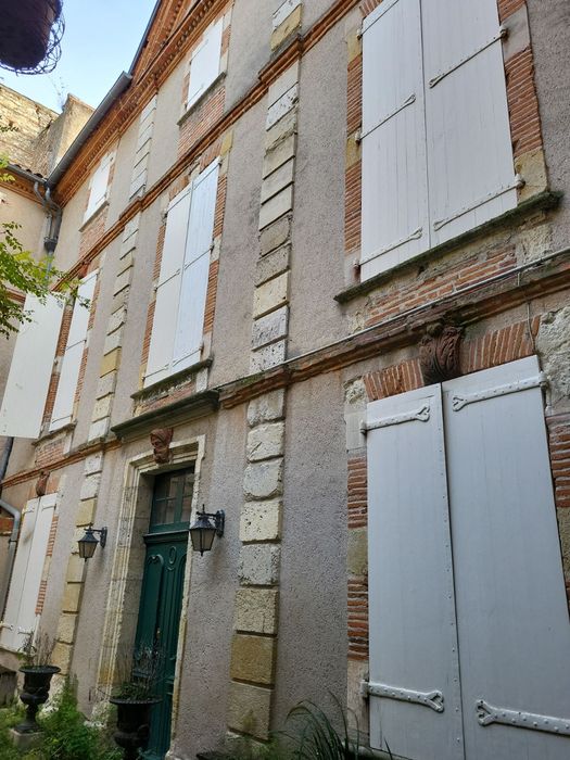 façade ouest, vue partielle