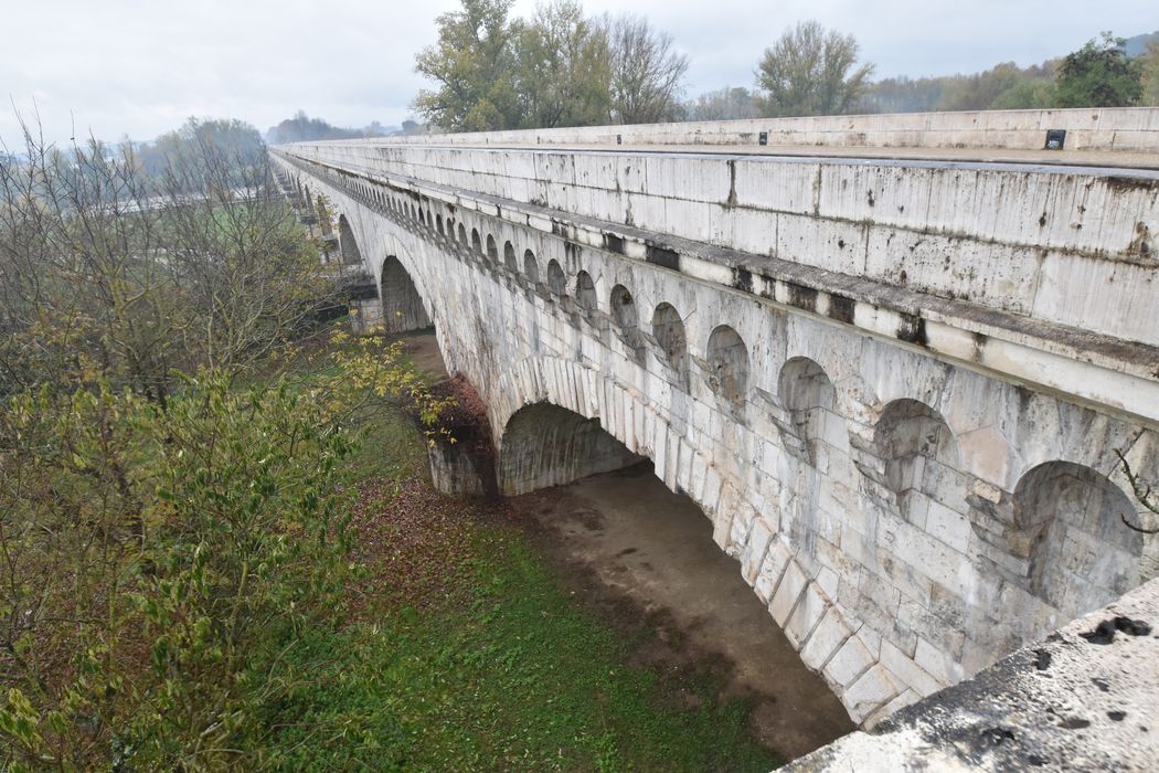 vue partielle de l’ouvrage, élévation sud