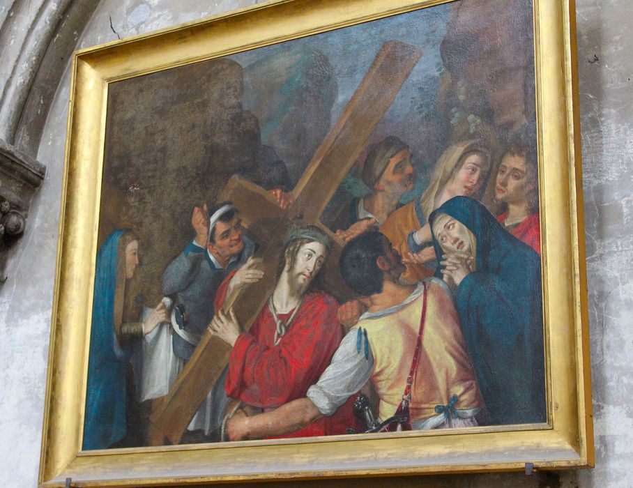 tableau : Le Christ portant sa croix