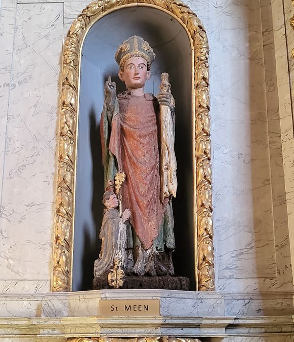 statue : Saint Méen - © Ministère de la Culture (France), Médiathèque du patrimoine et de la photographie, diffusion GrandPalaisRmn Photo